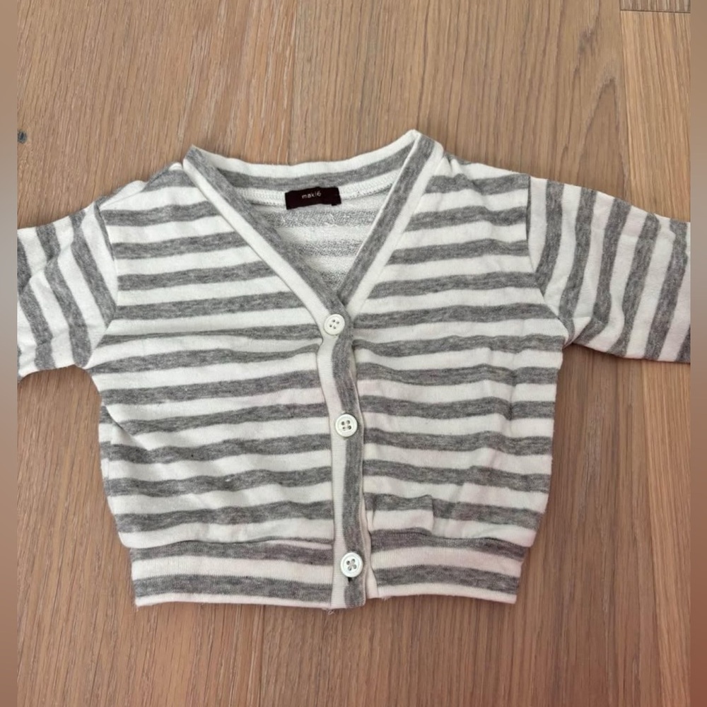 Makie striped cardigan